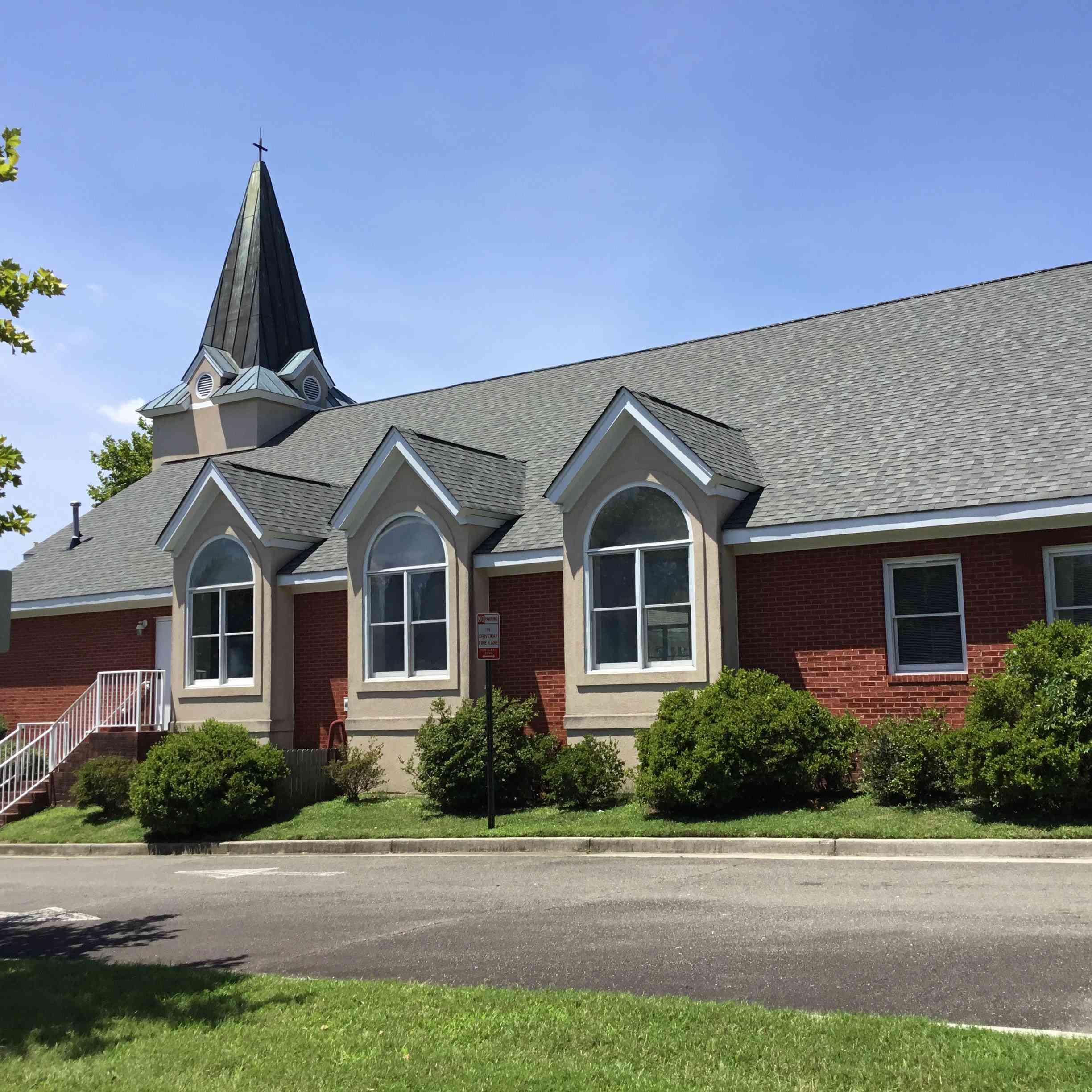 Finished view of Church Roof