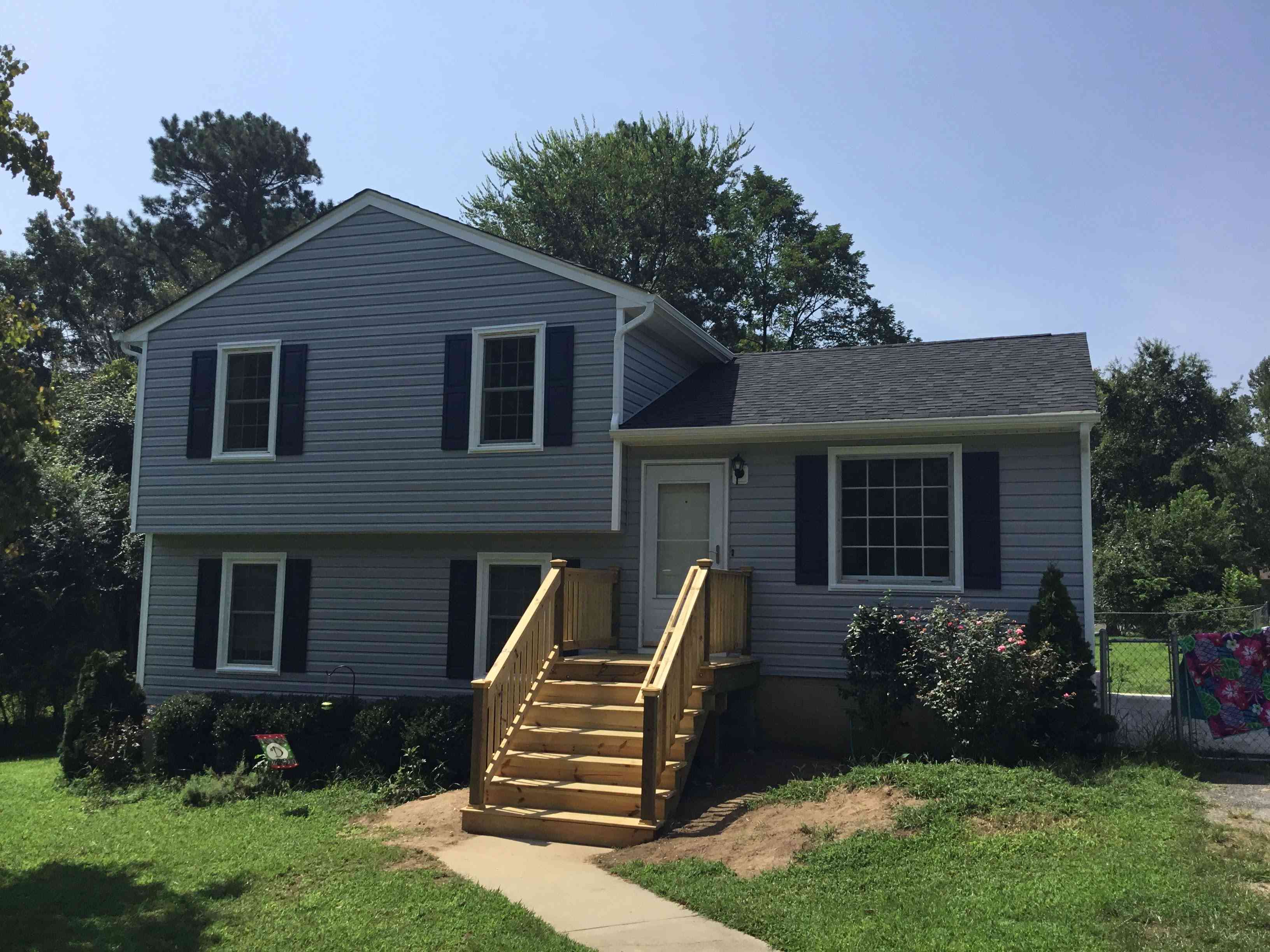 Richmond house with a new roof and front porch